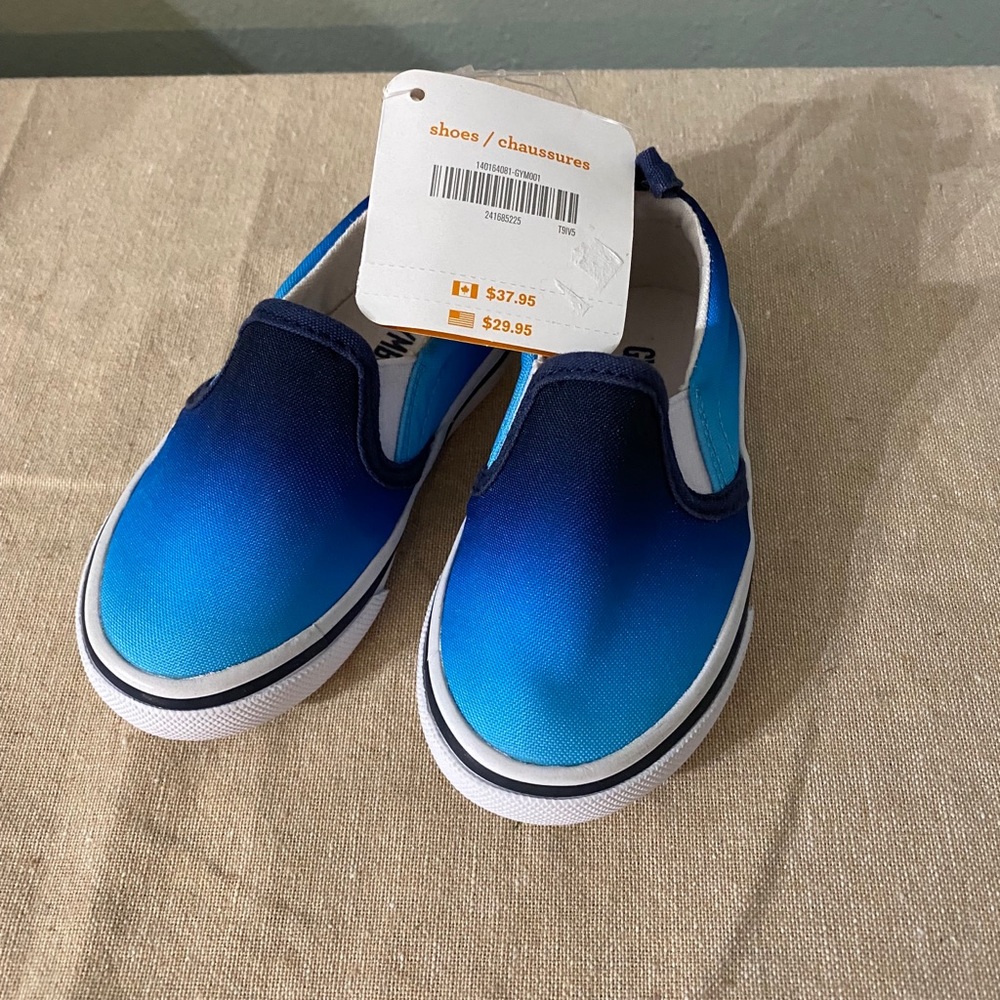 Blue shoes